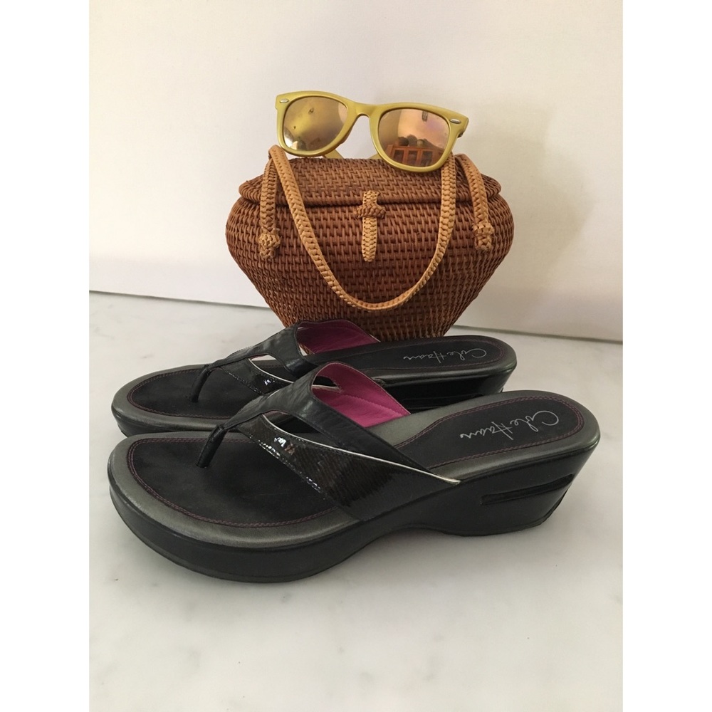 🌴Cole Haan Nike Air Ariana Thong Wedge Sandal🌴
